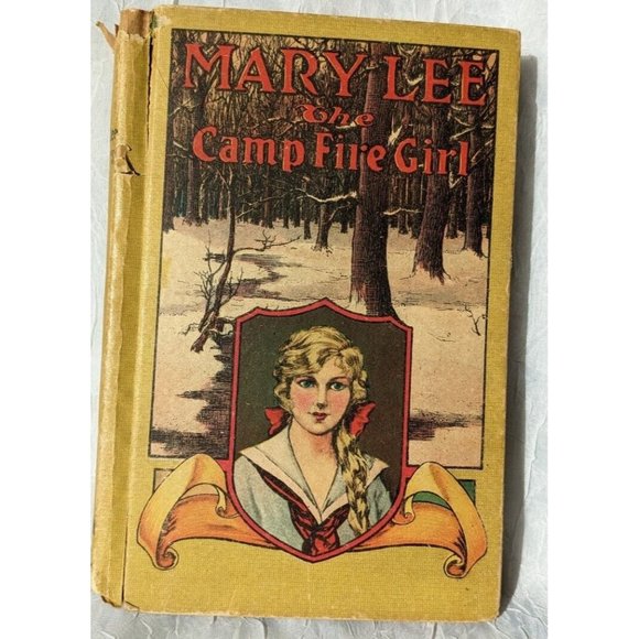 1917 Mary Lee The Campfire Girl Harriet Rietz Antique Book Hardcover Illustrated - Picture 13 of 13
